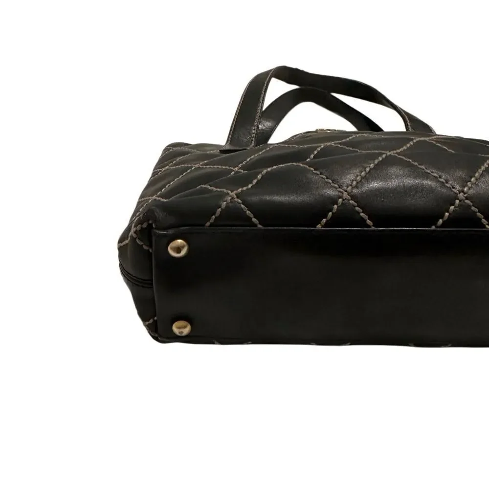 Chanel Black Quilted Tote Bag